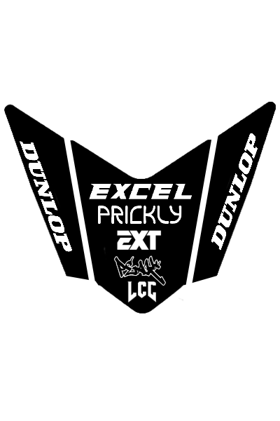 LCC mx4 short Talaria Rear Fender Decal