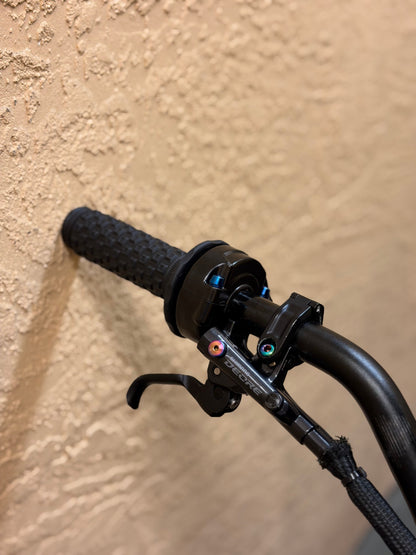 Surron throttle titanium bolts