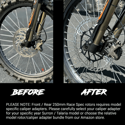 250mm Race Spec Oversize Brake Rotor [Front]