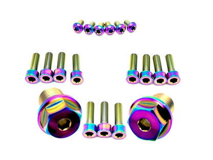 Titanium FastAce Fork Bolt Kits ALX13RC (2.0), AHX12RV (Gravitee), ALX32RC